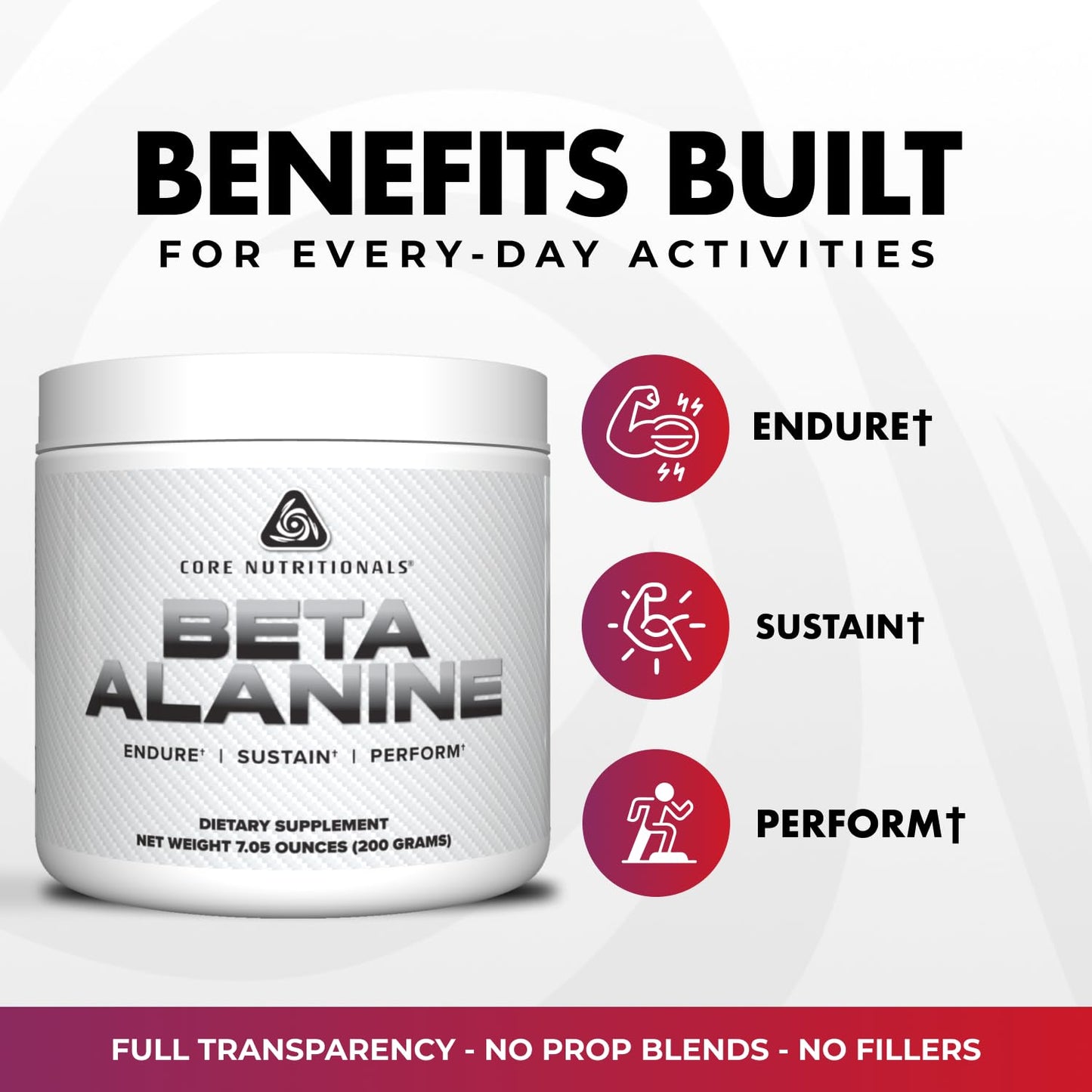 Core Nutritionals Beta Alanine Powder 8