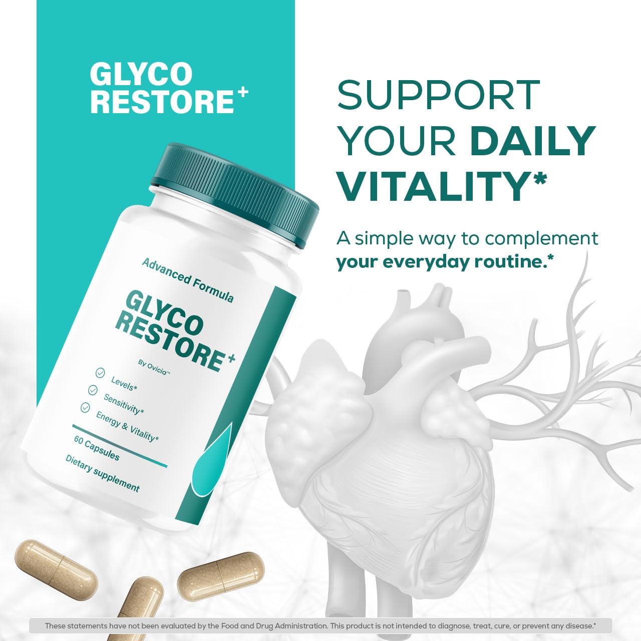 OVICIA Glyco Restore Capsules 120 Capsules