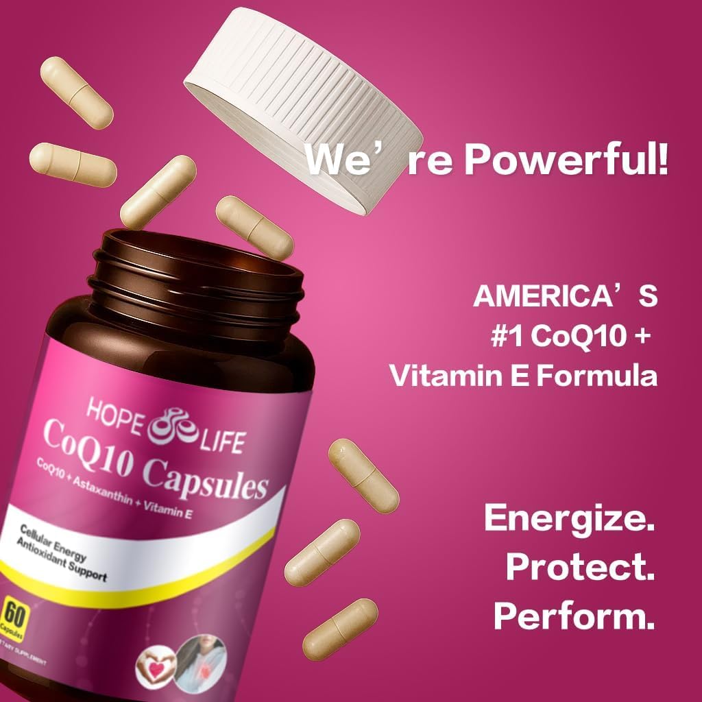 HOPE LIFE Coenzyme Q10 Capsules, 300 Capsules