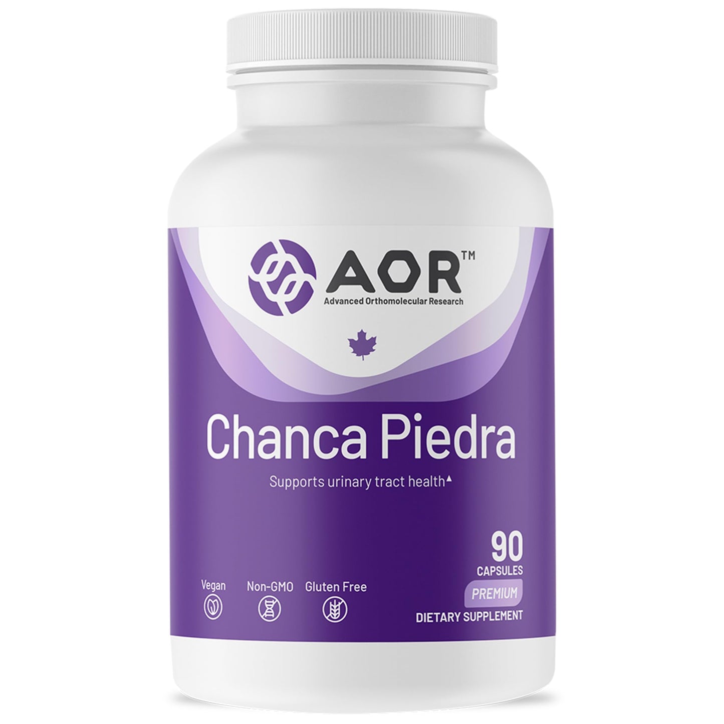 AOR Chanca Piedra 500mg Urinary Tract Support, 90 Capsules