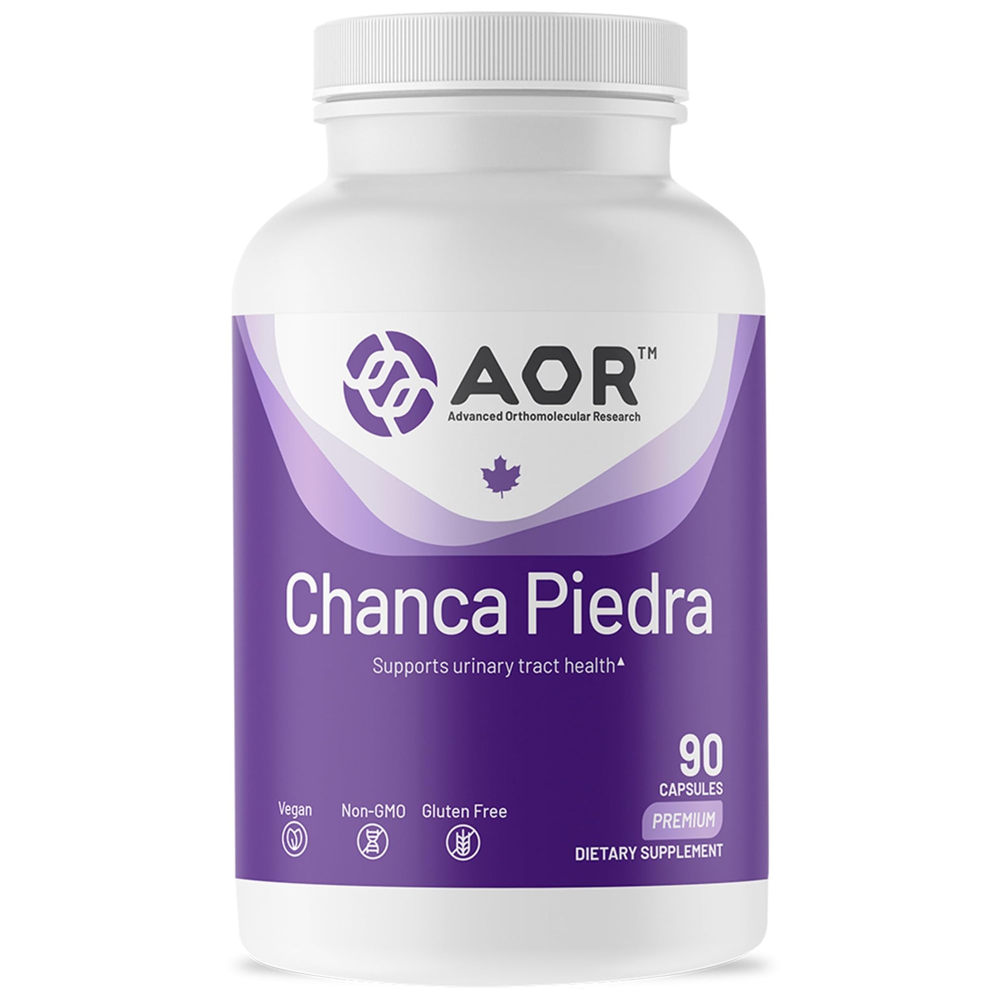 AOR Chanca Piedra 500mg Urinary Tract Support, 90 Capsules