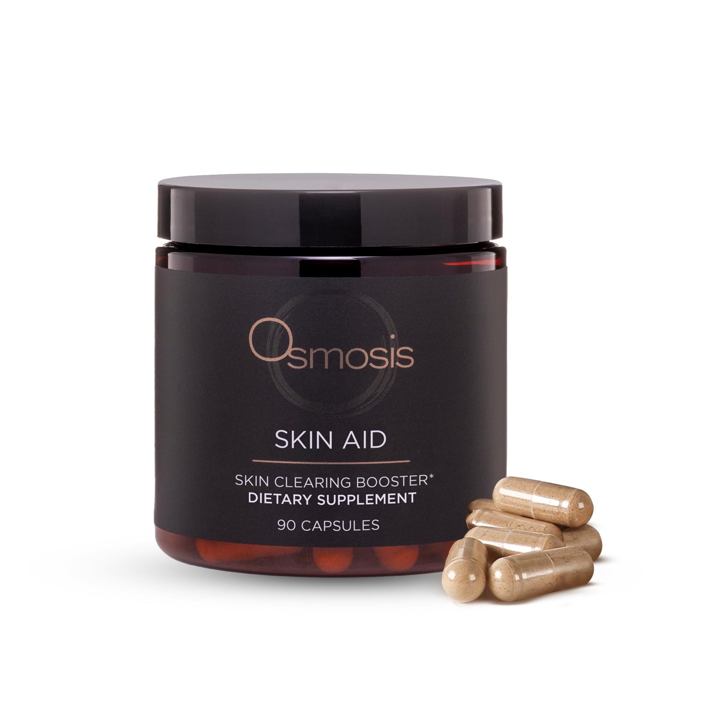 OSMOSIS Skin Aid Microbiome & Vitamin A, Blemish Prone Skin Capsules, 90 Count