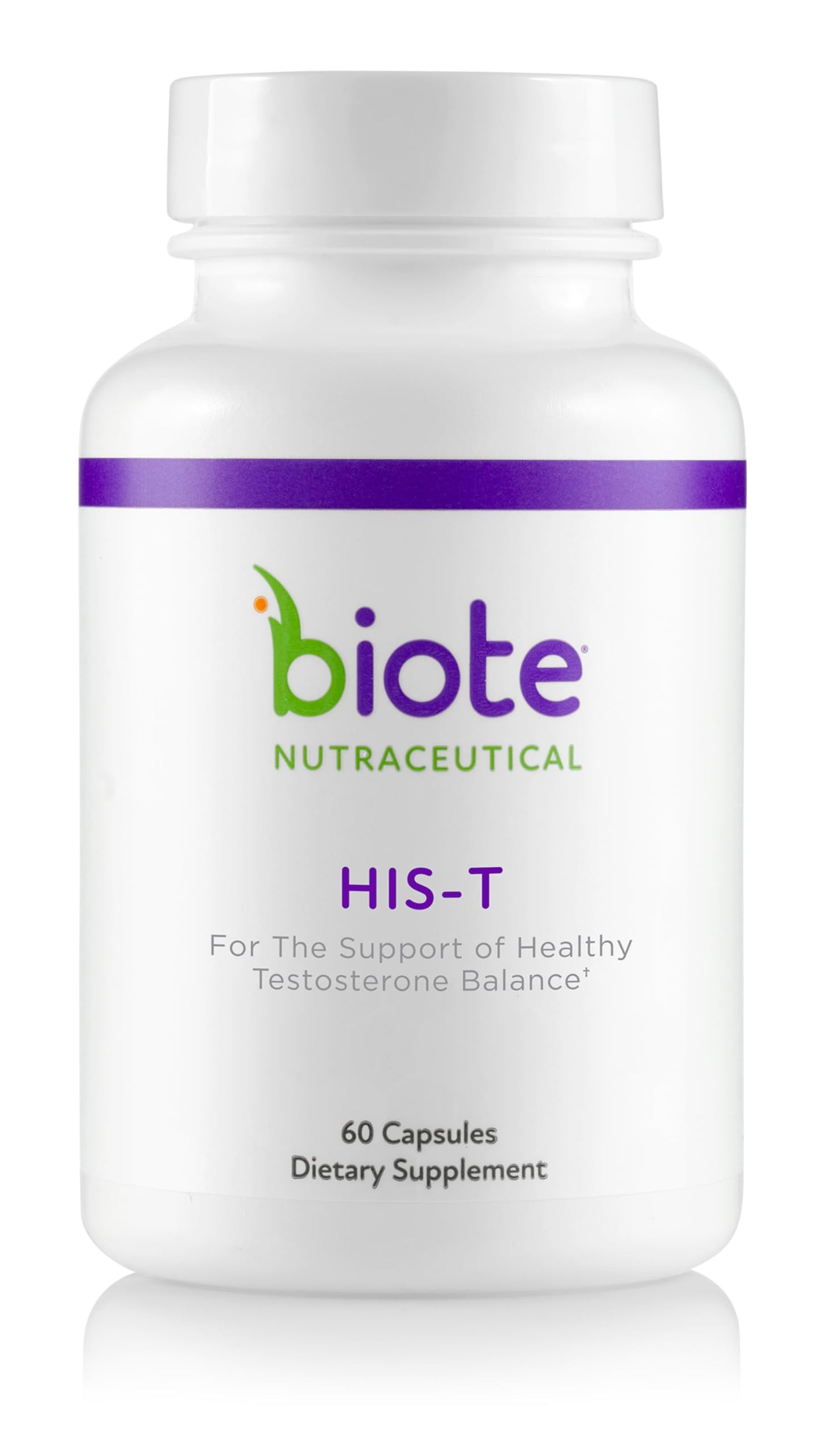 Biote HIS-T Healthy Testosterone Balance Support for Men, 60 Capsules