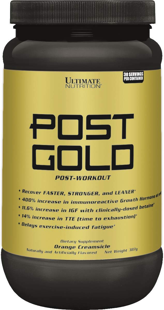 Ultimate Nutrition Post Gold Post-Workout Orange Creamsicle Powder 13.65 Ounce