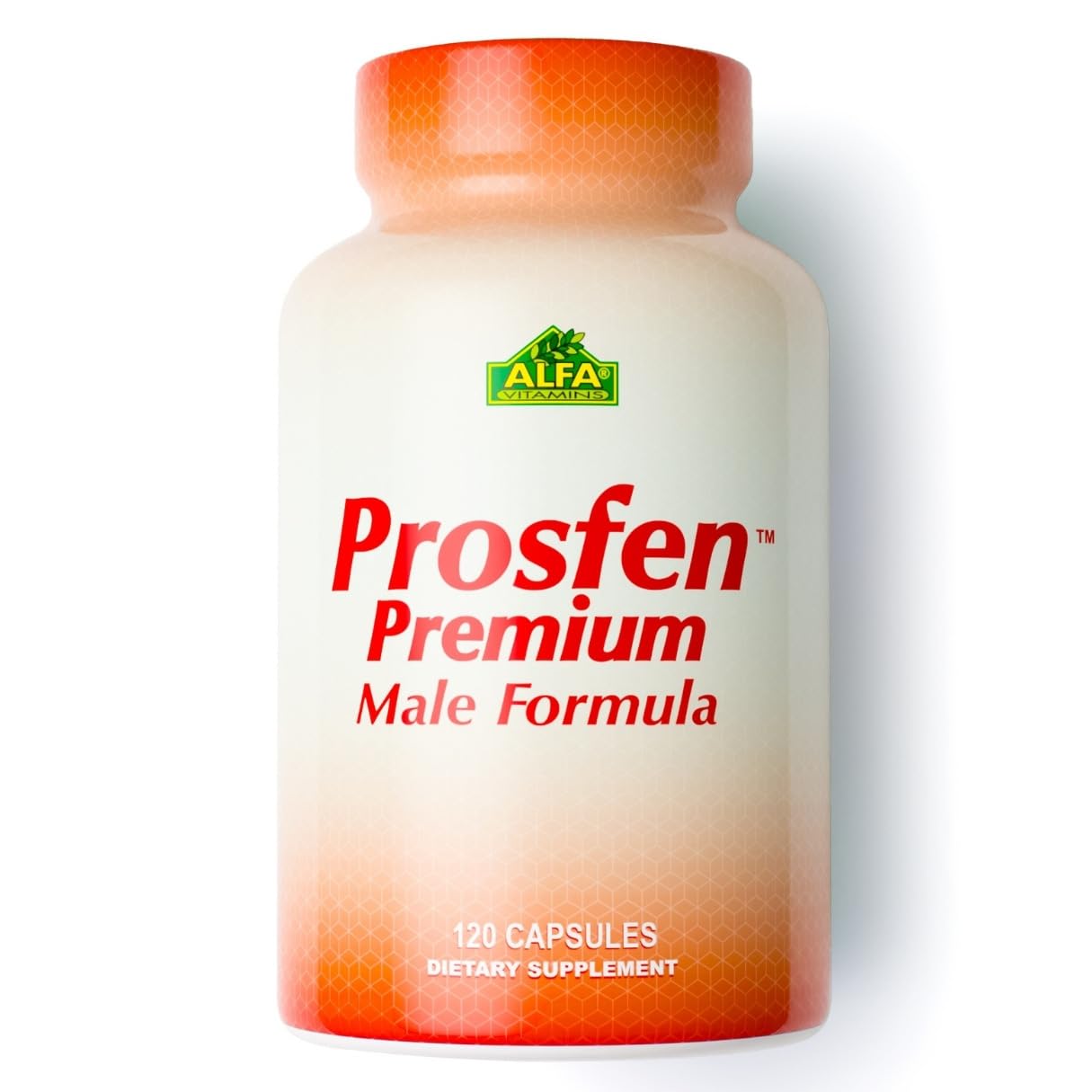 ALFA VITAMINS Prosfen Male Formula for Prostate Health, Immune Support with Saw Palmetto, Vitamin B12, Zinc & Selenium, Natural Supplement for Men, Supports Urinary Health Capsules 120