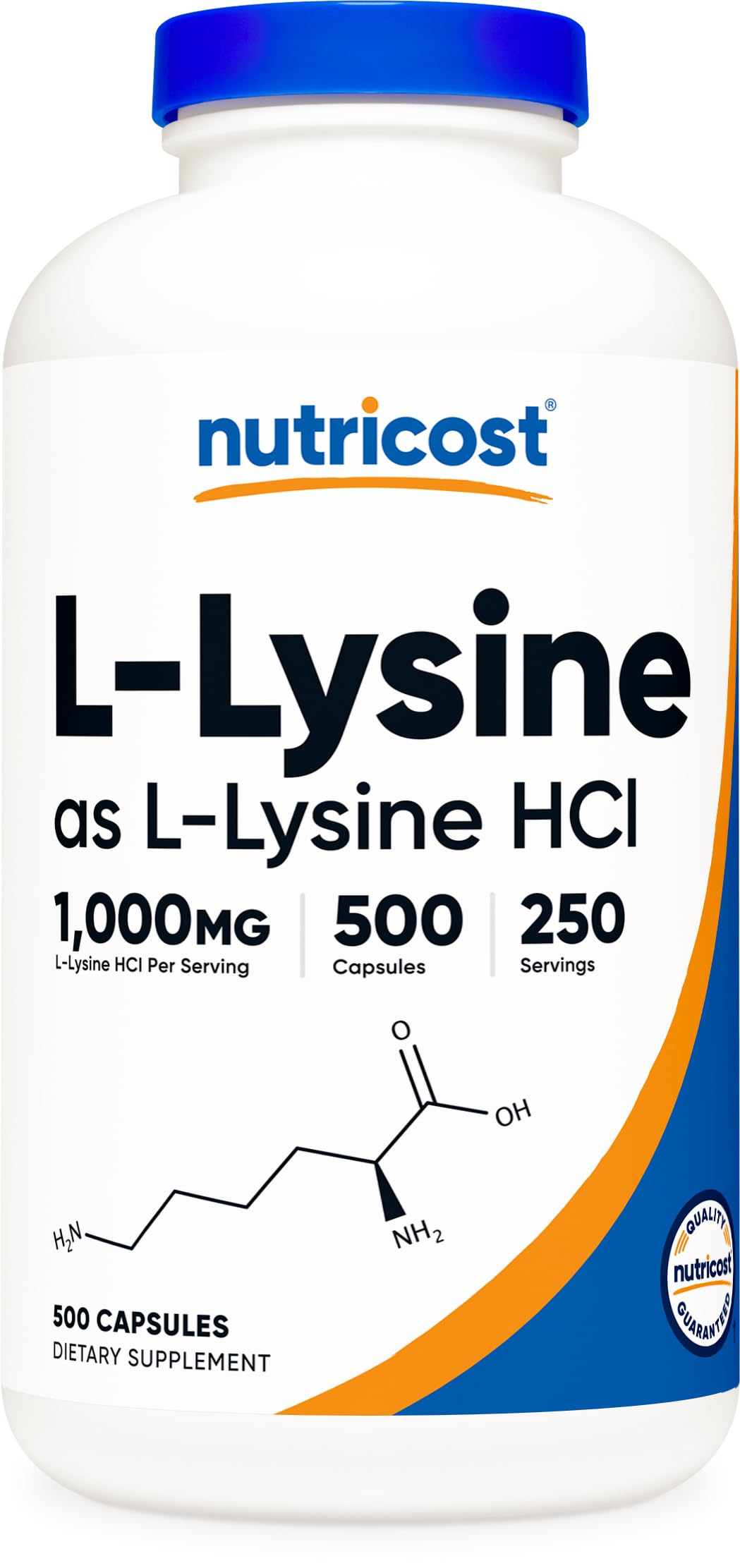 Nutricost L-Lysine (1000mg) 500 Capsules