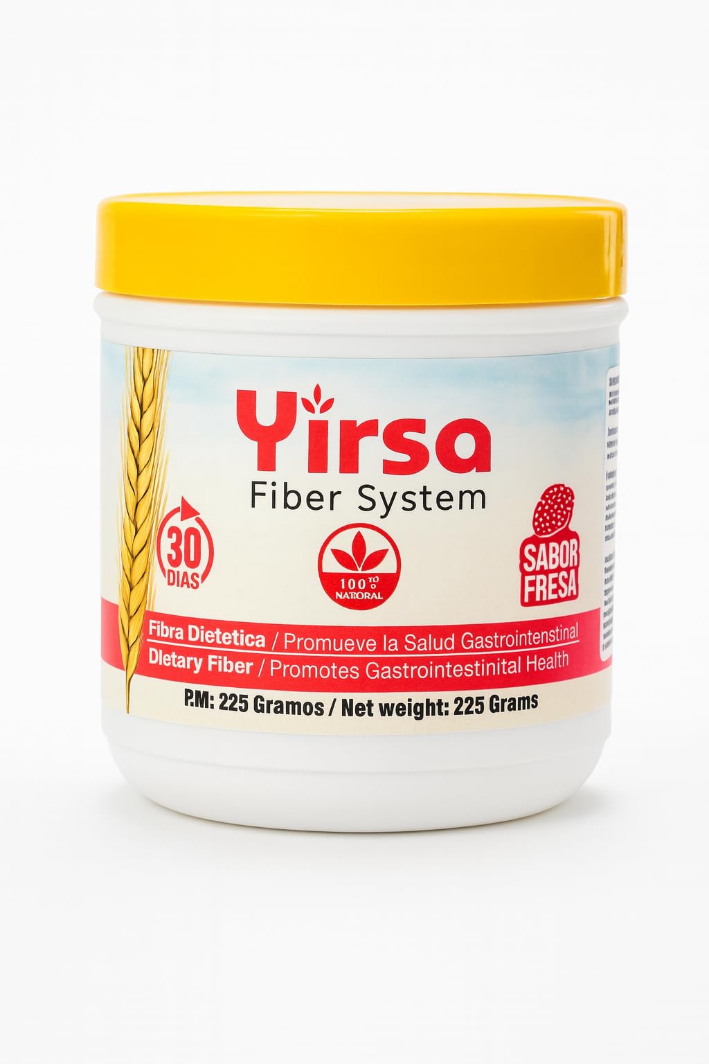 Yirsa Fiber System Strawberry Powder 7.94 oz