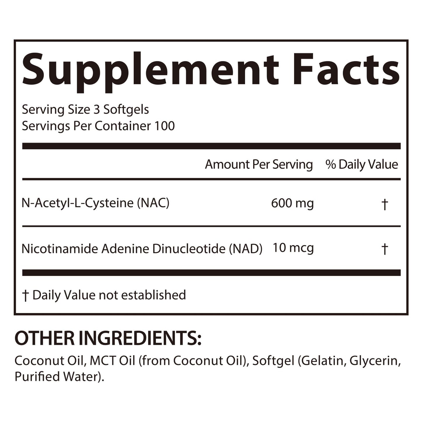 AIQIUSHA NAC Supplement 600mg Softgels, 300 Softgels