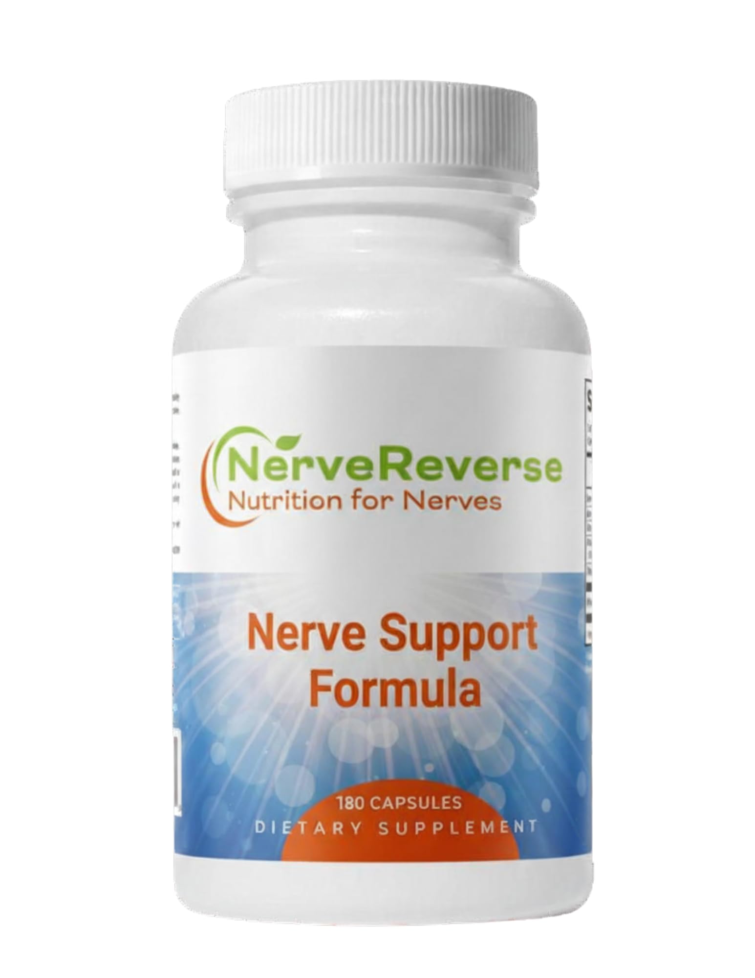 NerveReverse Nutrition for Nerves NerveReverse Support Formula with Alpha Lipoic Acid 600mg, Benfotiamine, B12, B9, B6, D3 – Nerve, Energy, and Metabolism Support – 180 Capsules