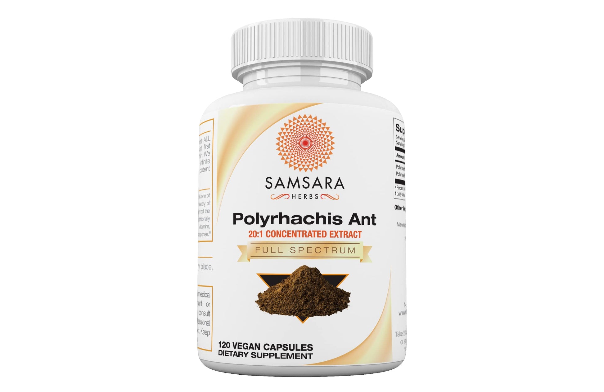 Samsara Herbs Polyrhachis Black Ant Extract 120 Capsules