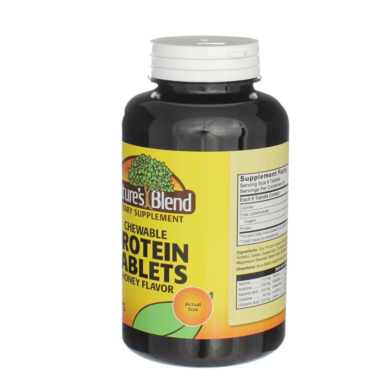 Nature's Blend Protein Tablets Honey Flavor, 200 Tablets