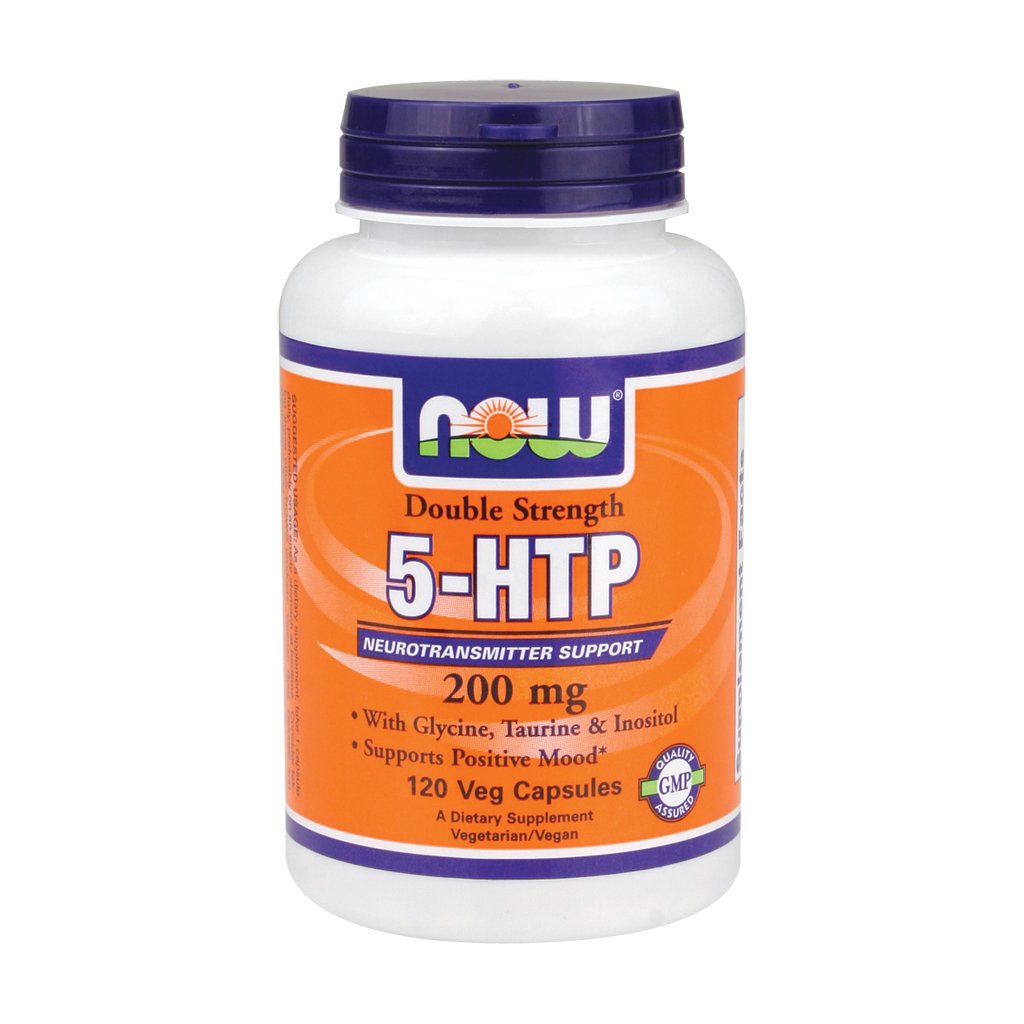 NOW Foods Double Strength 5-HTP 200 mg Capsules, 360 Capsules