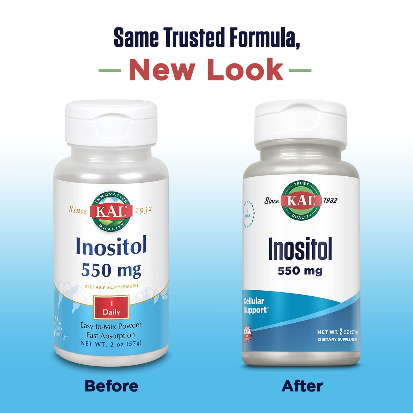 KAL Inositol Powder 550mg, 2 oz