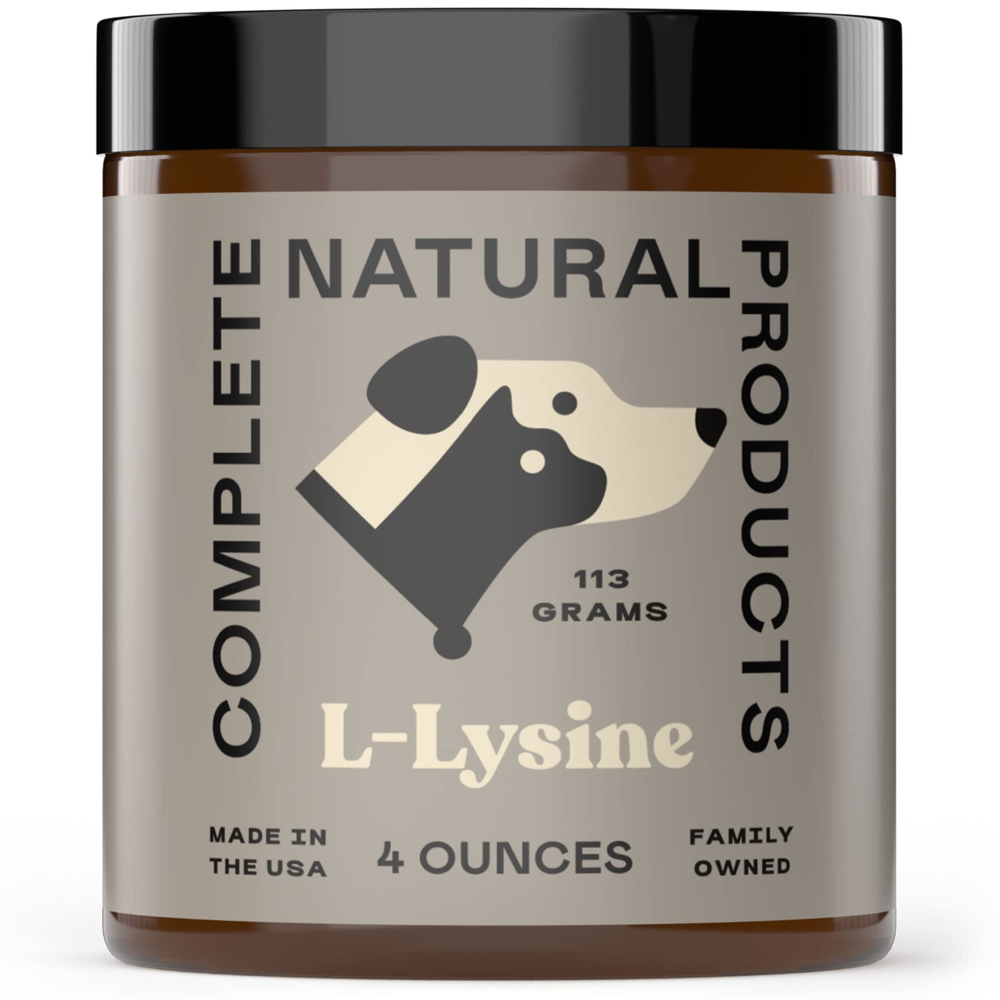 Complete Natural Products L-Lysine Powder for Pets, 4 oz, 1 Count