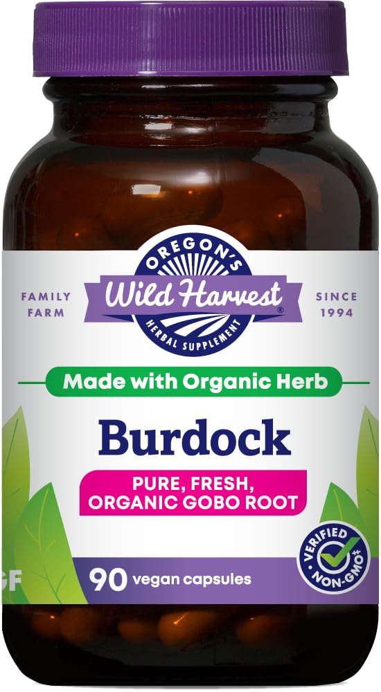 Oregon's Wild Harvest Burdock Capsules, 90 Count