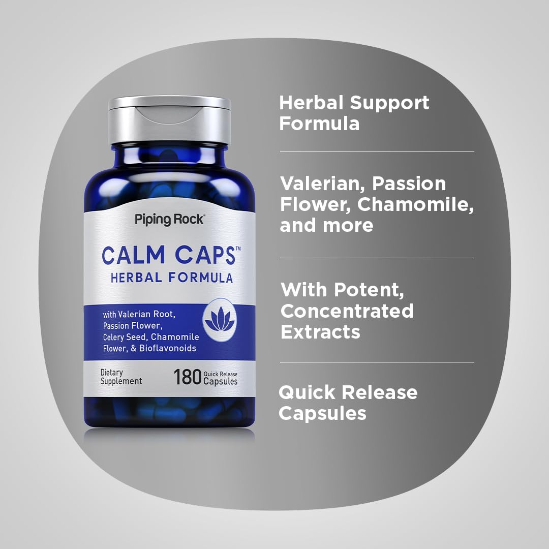Piping Rock Calm Capsules 180 Count