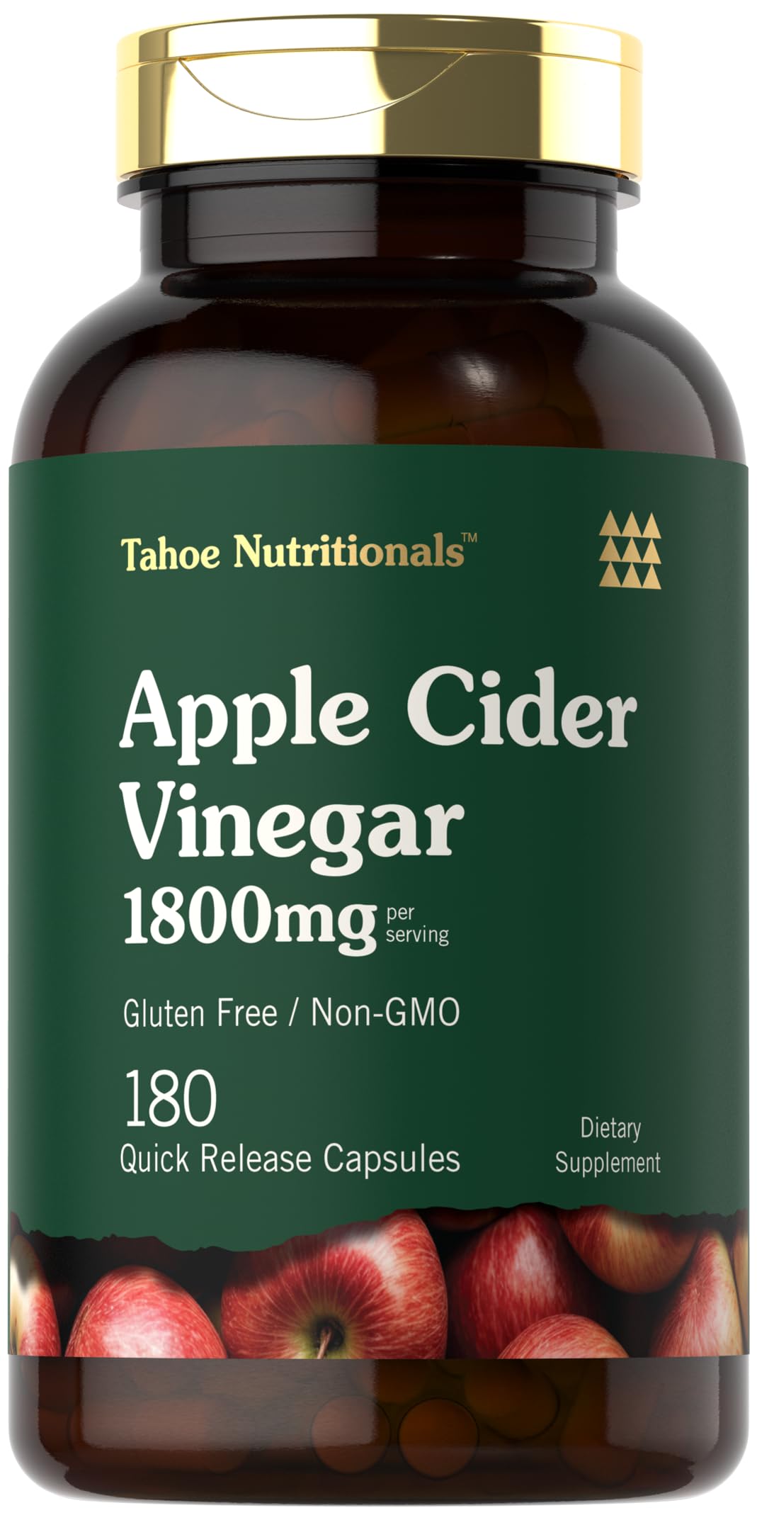 Tahoe Nutritionals Apple Cider Vinegar Capsule 180 Count