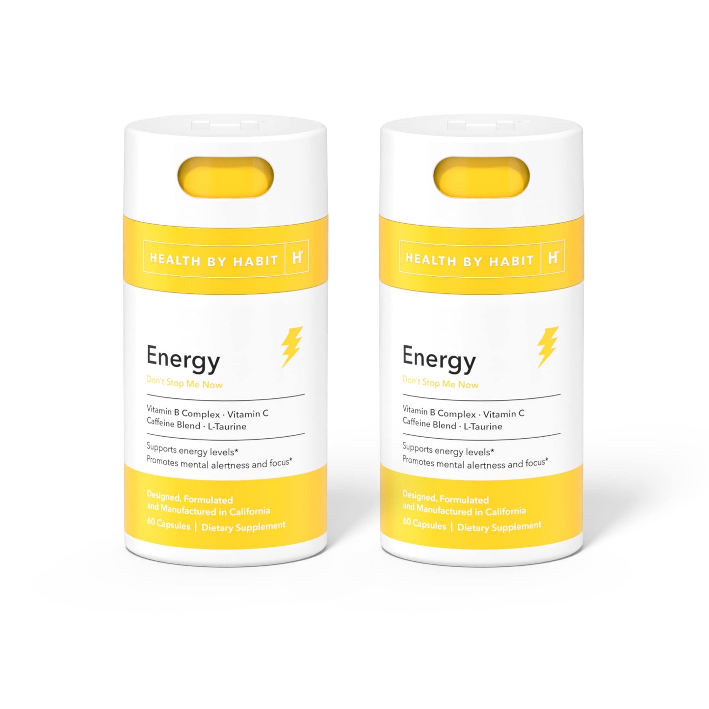 Health By Habit Energy Supplement 120 Capsules