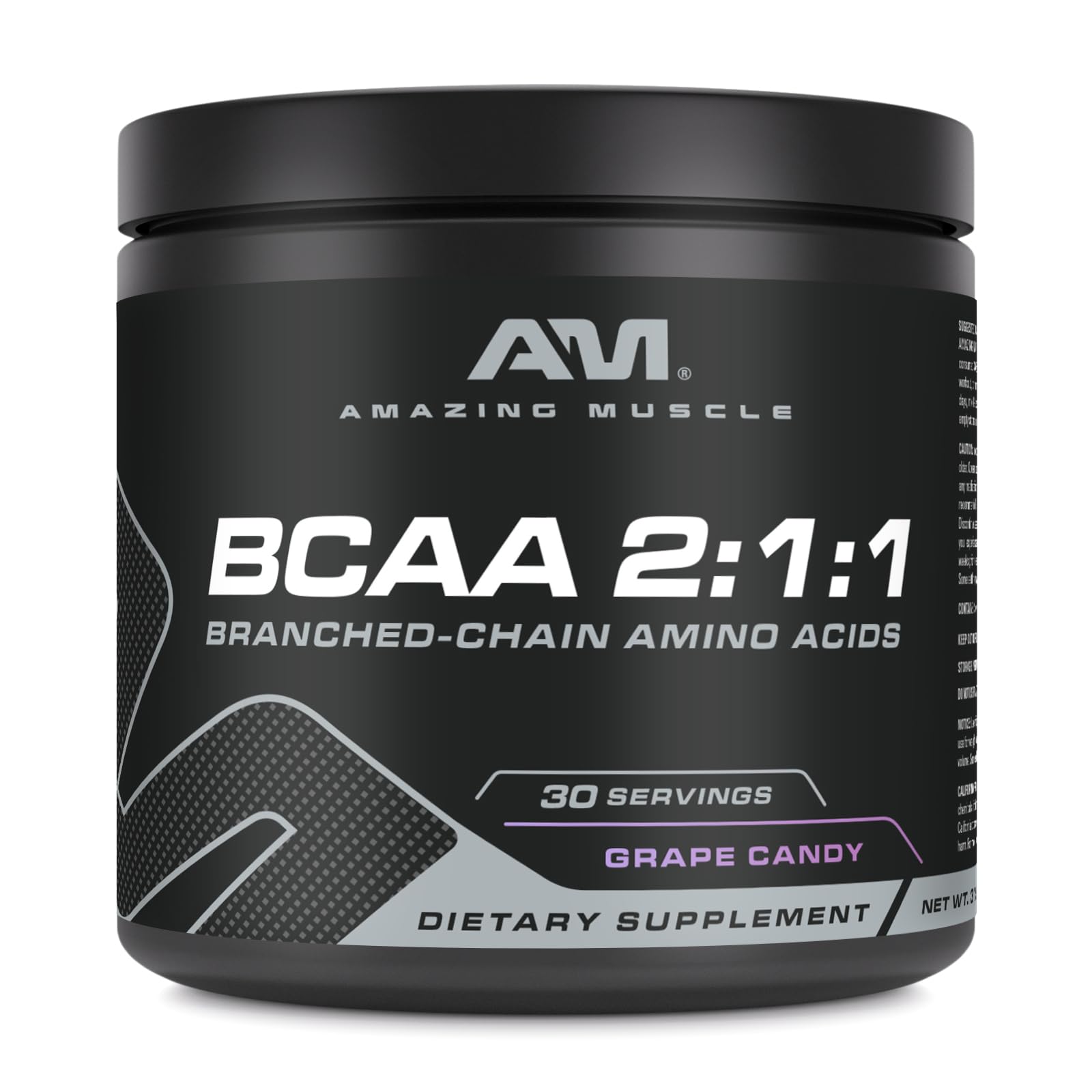 Amazing Muscle BCAA 2:1:1 Powder, 315 Grams