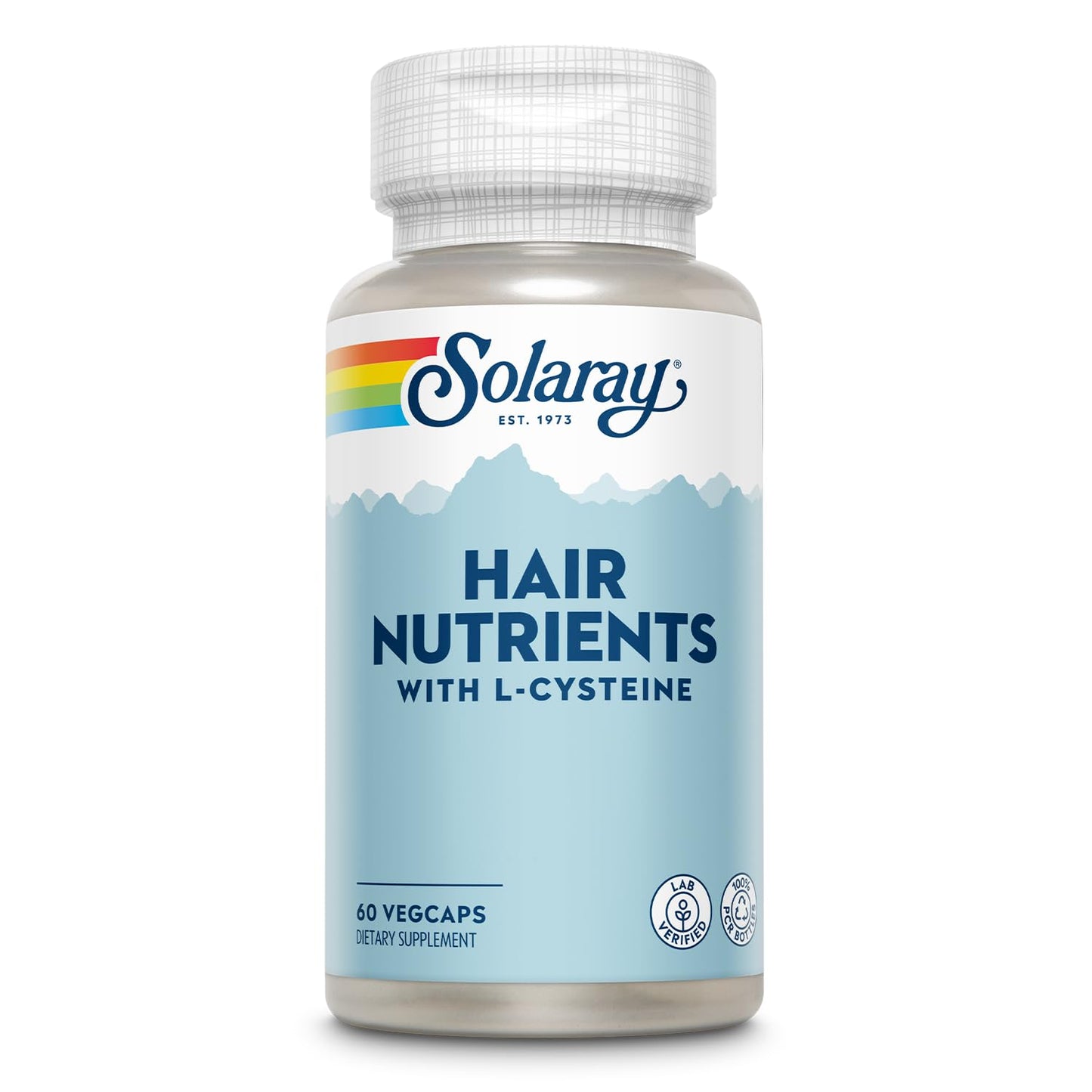 Solaray Hair Nutrients with L-Cysteine Capsule, 60 Count