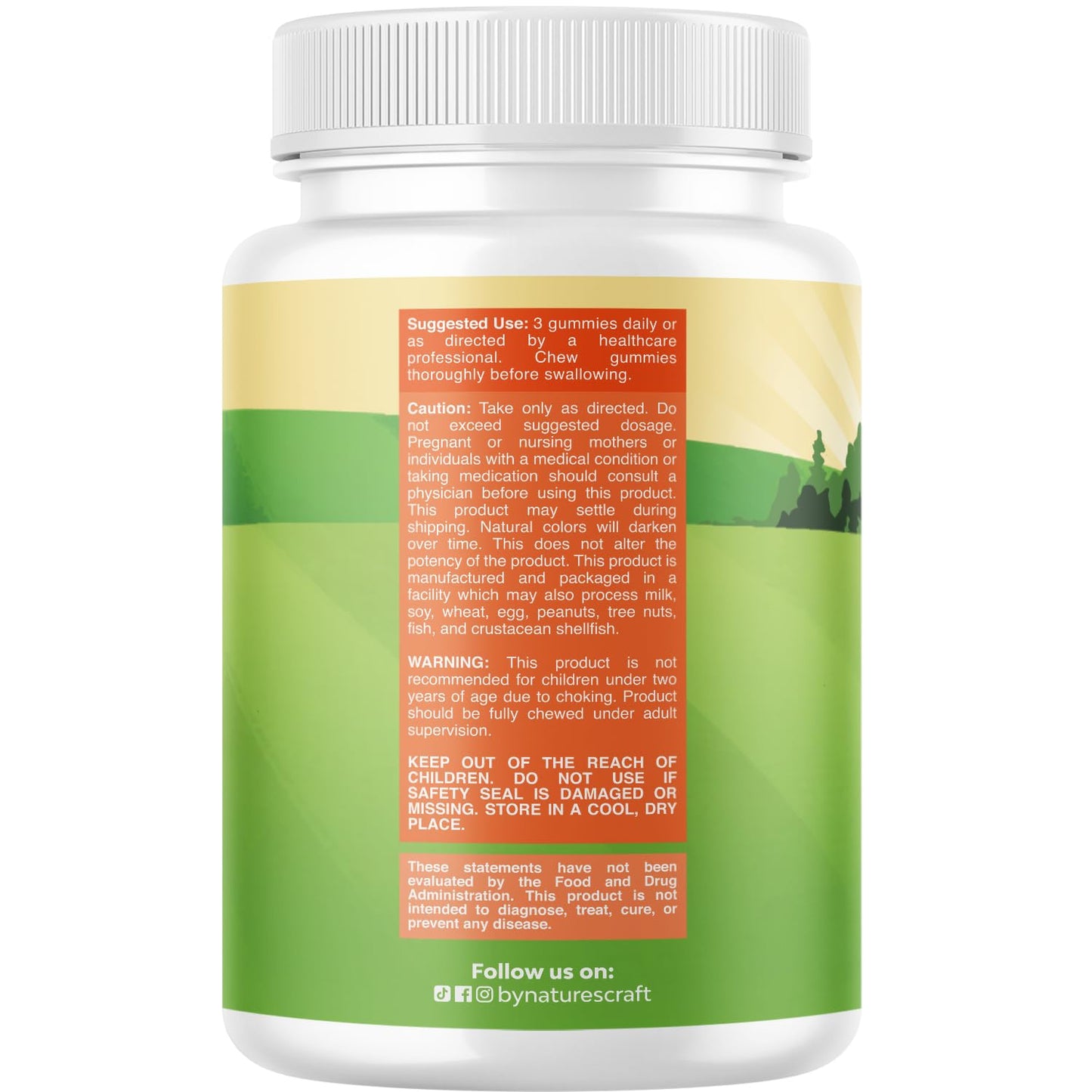 Natures Craft Omega DHA Gummies for Kids, 180 Gummies