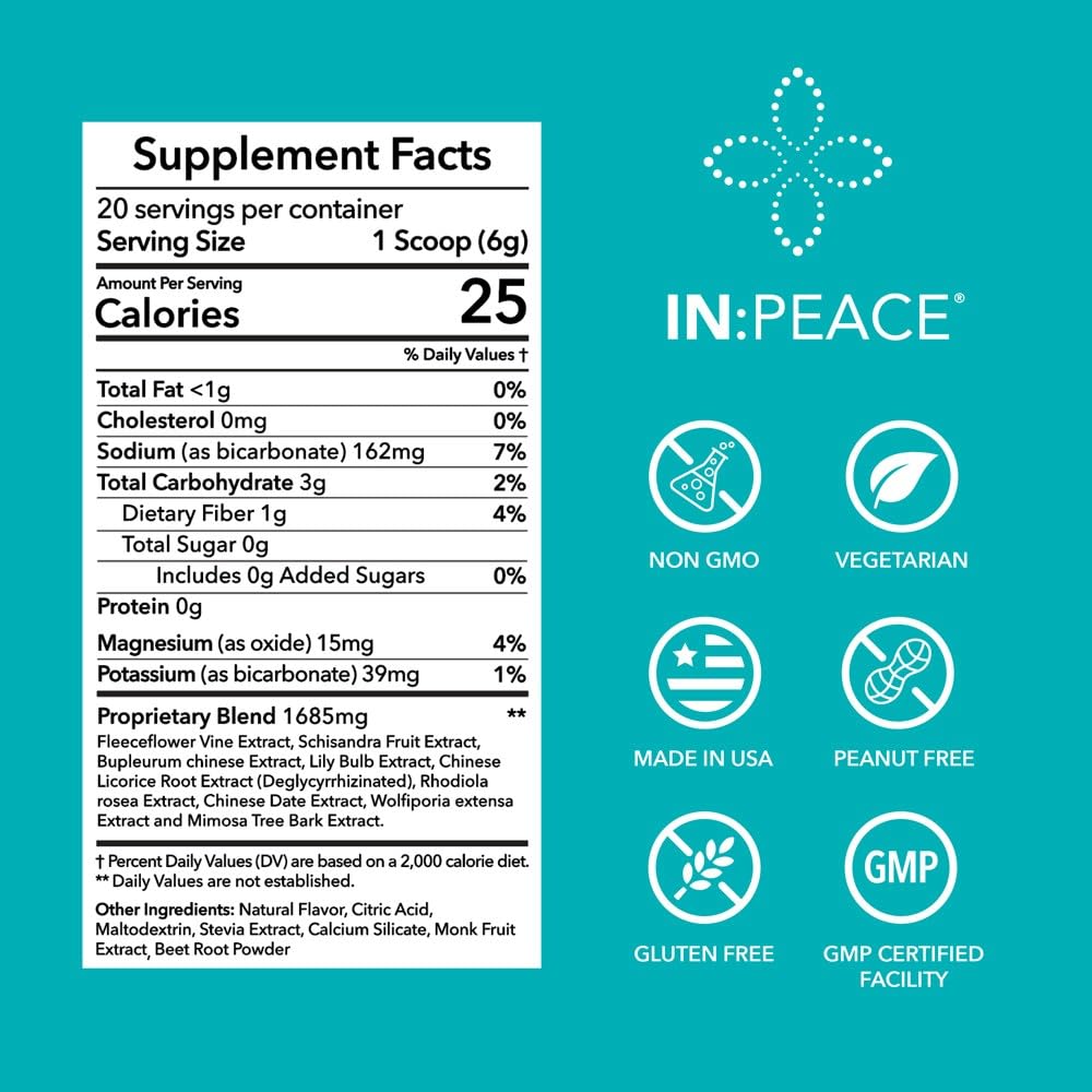 INTotalWellness IN:Peace Herbal Calming Formula Powder 4.2329
