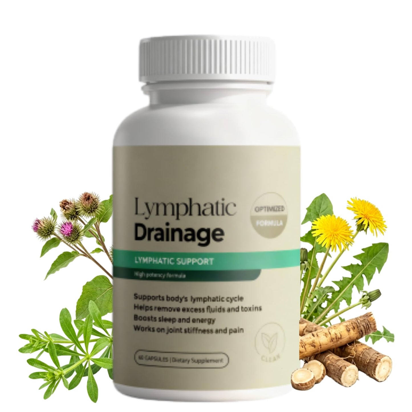 fuiznox Aelia Lymphatic Drainage Capsules, 60 Capsules