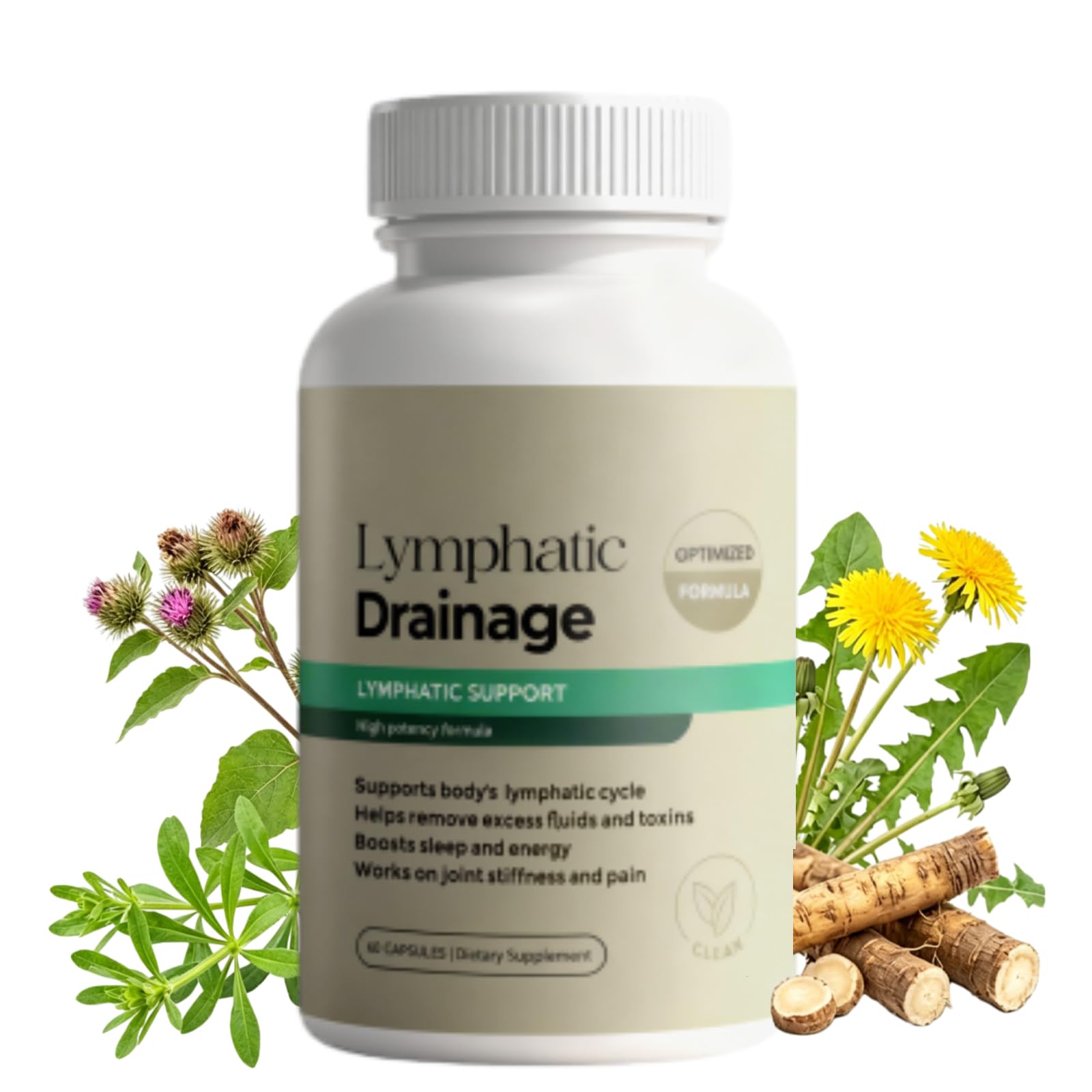 fuiznox Aelia Lymphatic Drainage Capsules, 60 Capsules