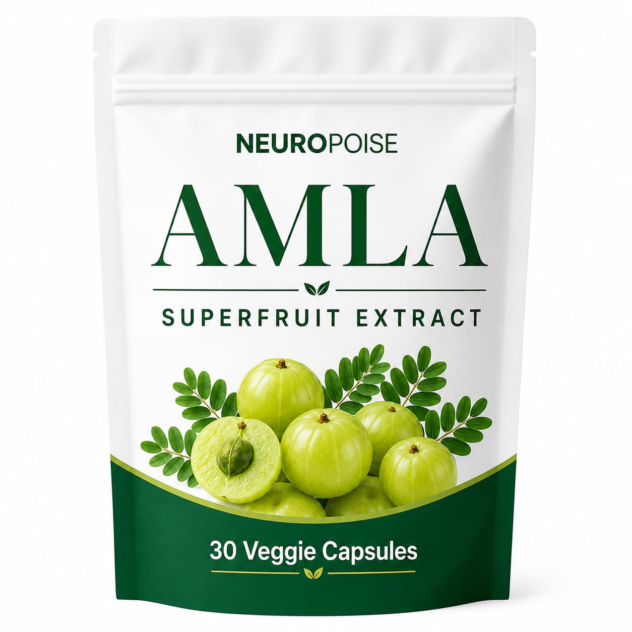 Tiktrove Neuropoise Amla Superfruit Extract Capsules 30 Count