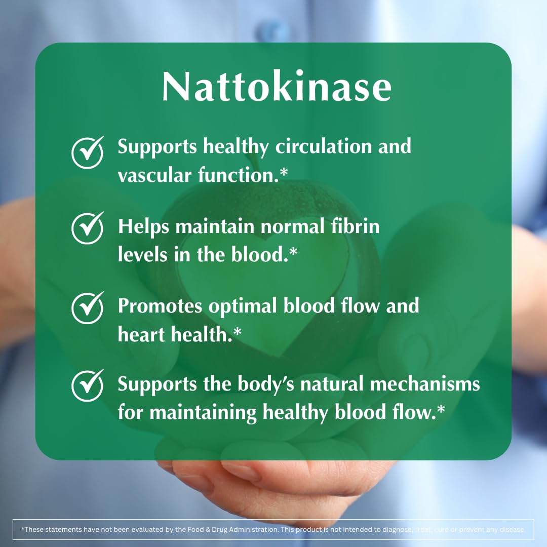 PROVITA Nattokinase Supplement 2000 FU 100mg 60 Capsules