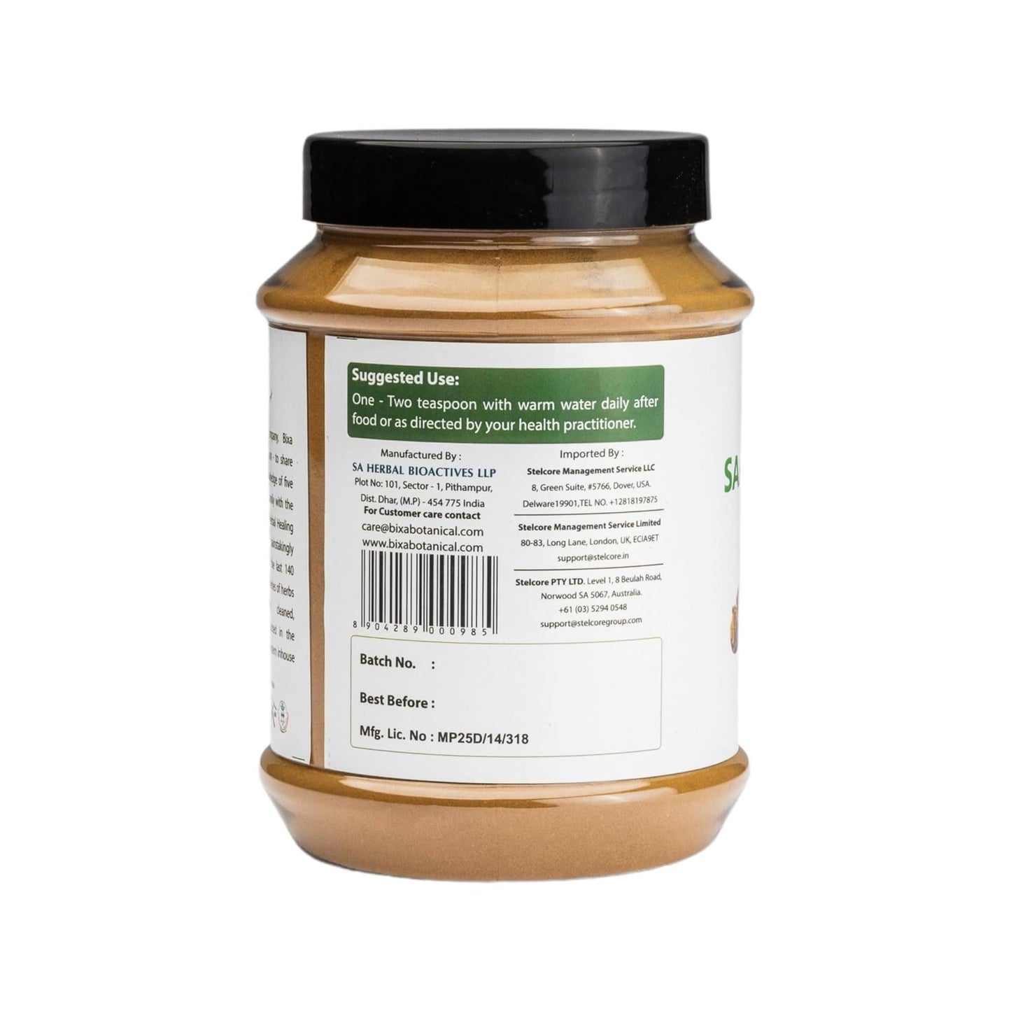 bixa BOTANICAL Sarsaparilla Root Powder Hemidesmus Indicus (Anantmool) Ayurvedic Herbal Supplement Powder 16
