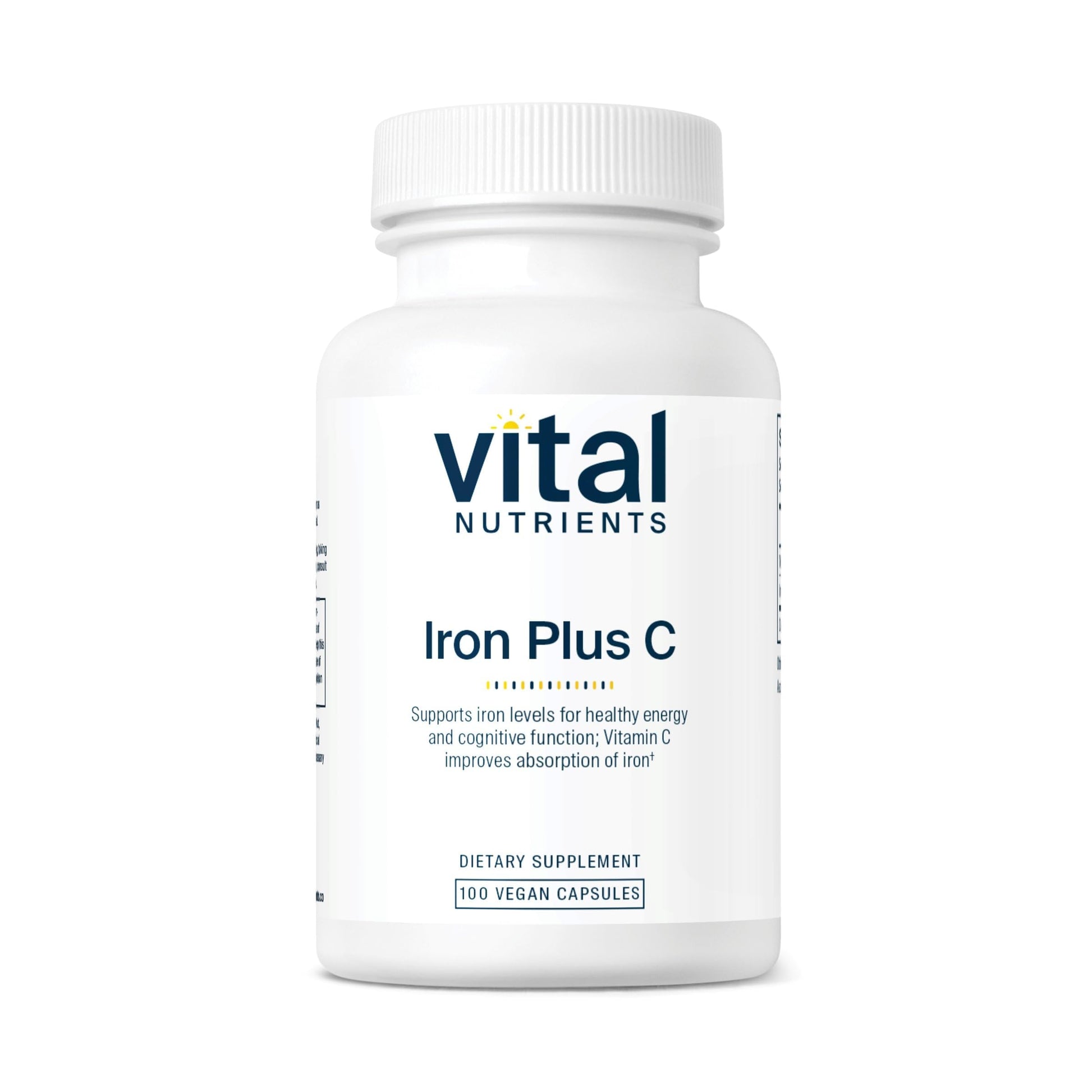 Vital Nutrients Iron Plus C Capsule 100 Capsules
