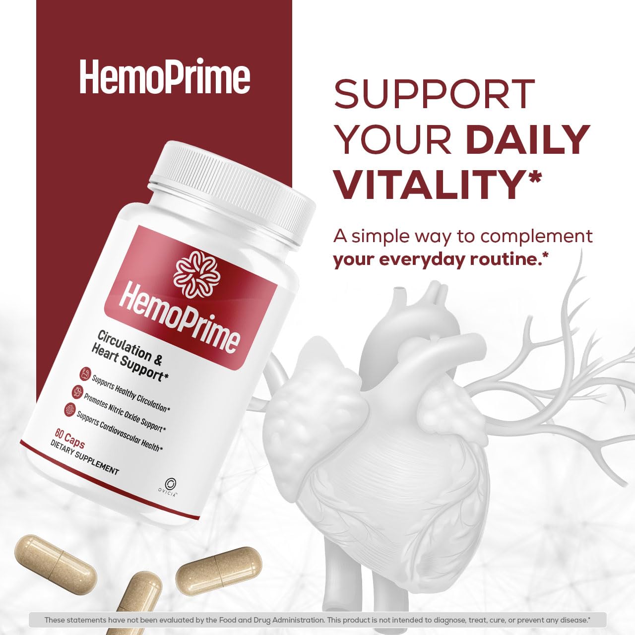 OVICIA HemoPrime Capsules, 120 Capsules