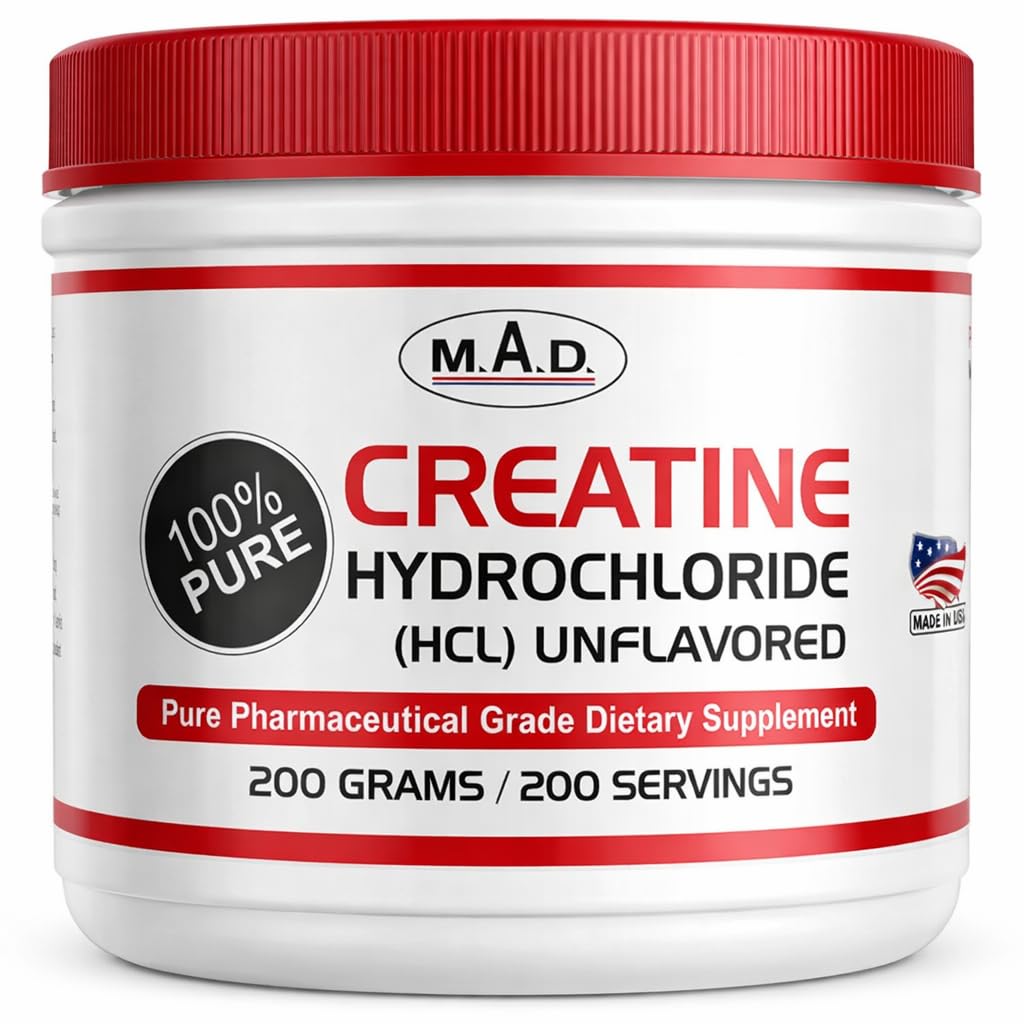 Generic MAD-Creatine HCL (Hydrochloride) Powder 8 Ounce