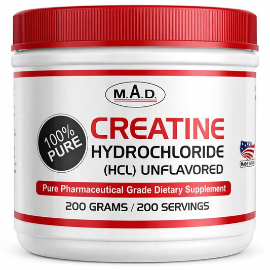 Generic MAD-Creatine HCL (Hydrochloride) Powder 8 Ounce
