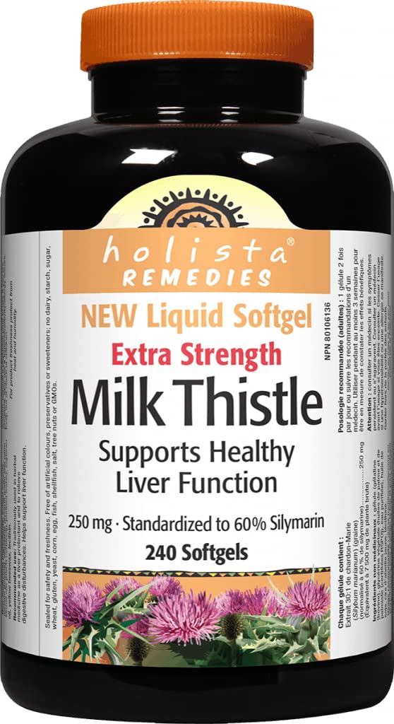Decatela Milk Thistle Extra Strength 250 mg Softgel 1 Count
