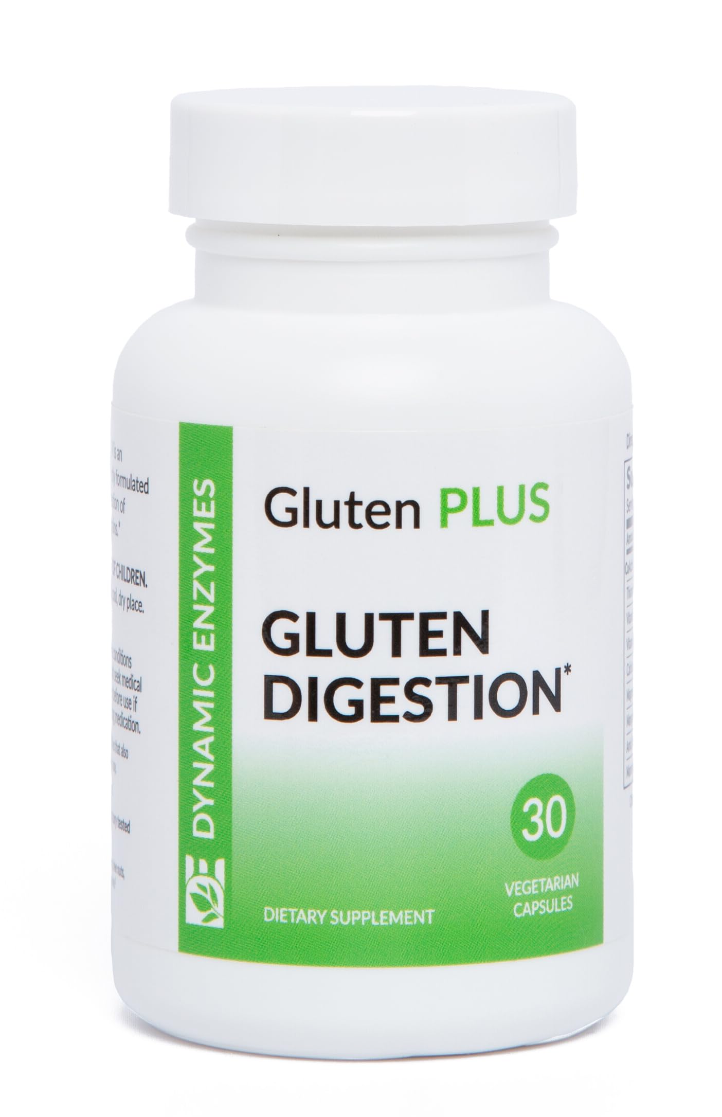 Dynamic Enzymes Gluten Plus Advanced Digestive Enzymes 30 Capsules