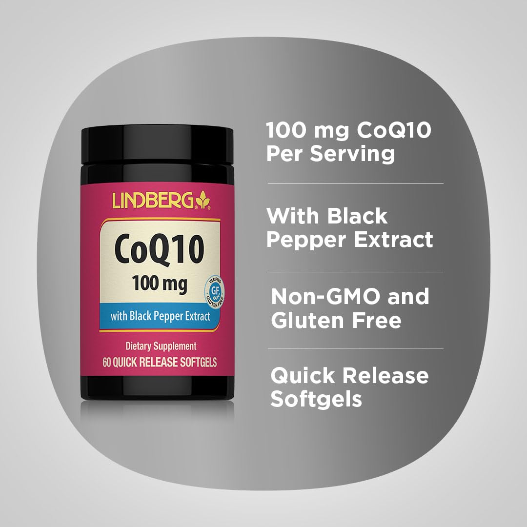 LINDBERG CoQ10 100mg Softgels 60