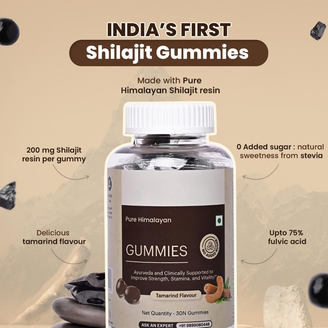 Generic Shilajit Resin Gummies 30 Count