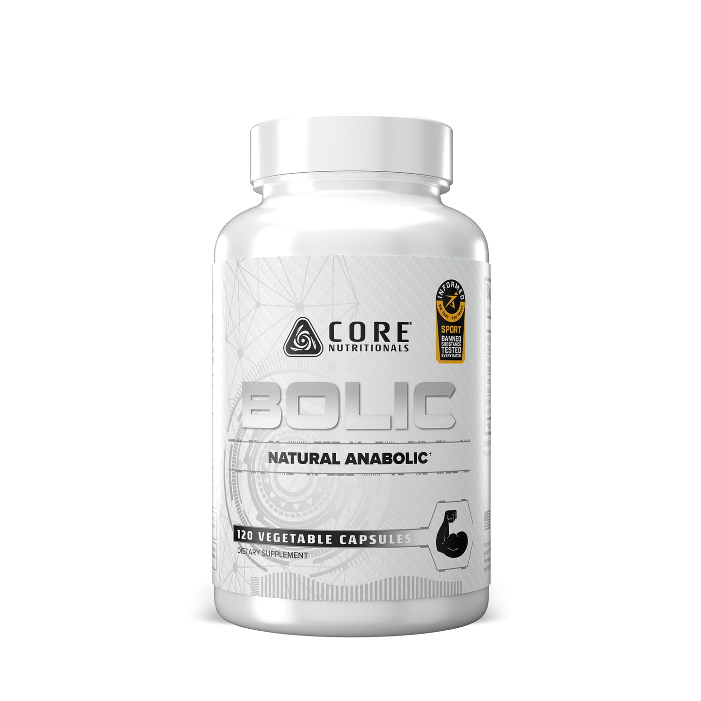 Core Nutritionals Bolic Natural Anabolic Capsule, 120 Capsules