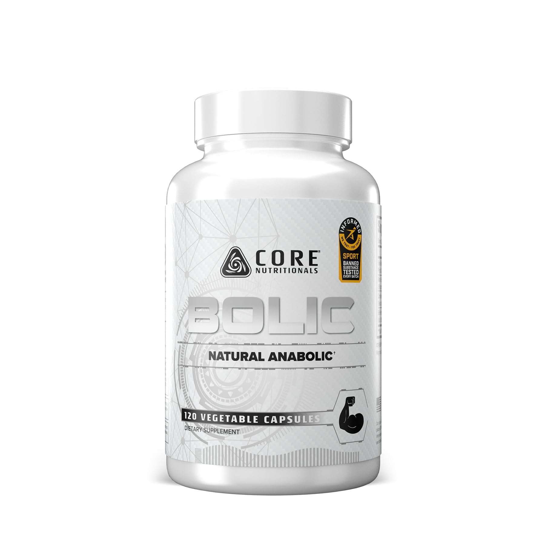 Core Nutritionals Bolic Natural Anabolic Capsule, 120 Capsules