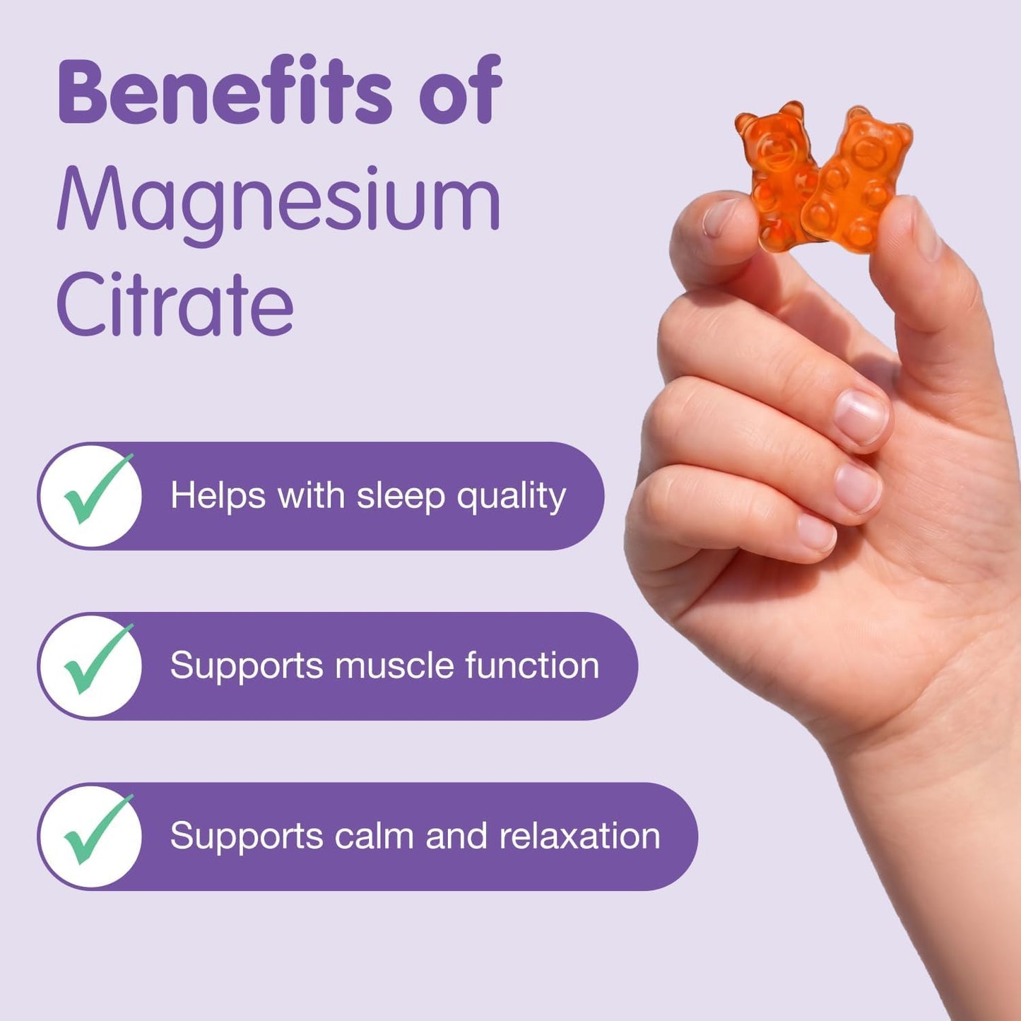 DR. MORITZ Sugar-Free Calm Magnesium Gummies, 120 Count