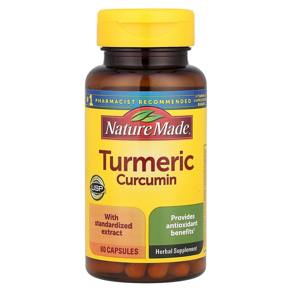 Nature Made Turmeric 500 mg Capsules, 60 Count