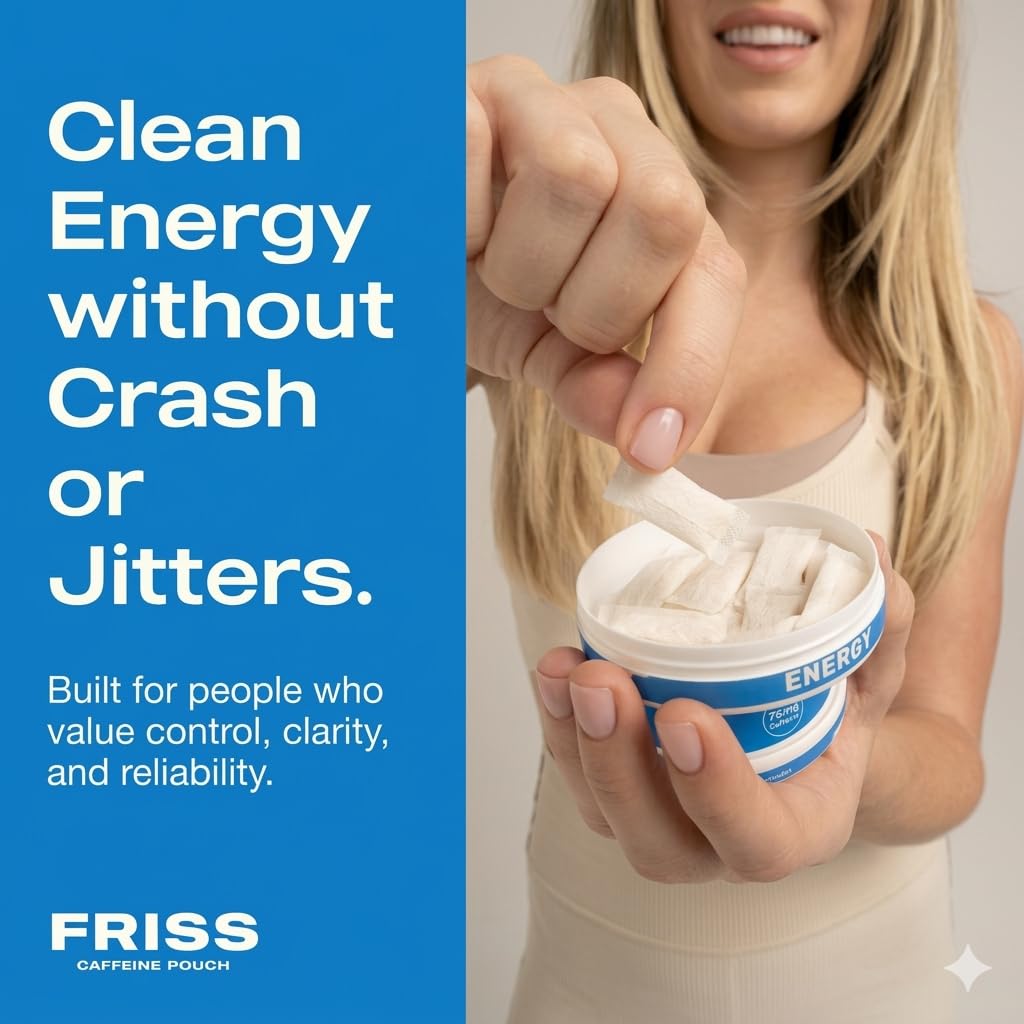 FRISS Caffeine Pouch Chewable 100mg 1 Count