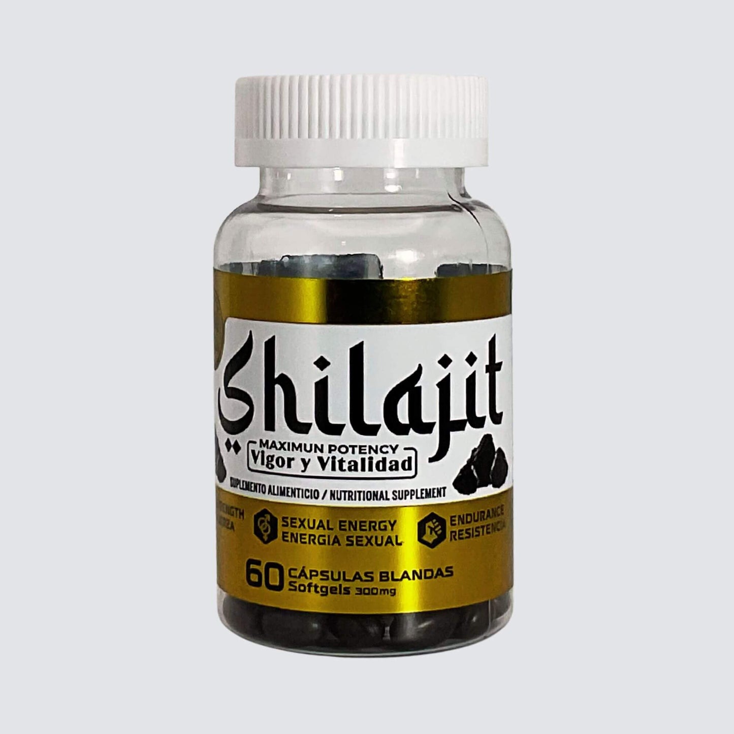 Generic Shilajit 300 mg Caplet, 60 Count