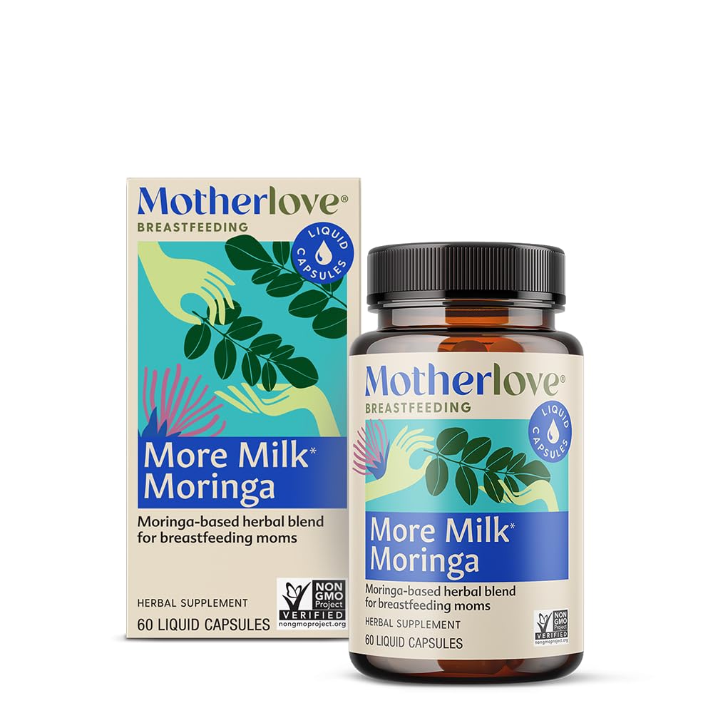 Motherlove More Milk Moringa Liquid Capsule 60 Count
