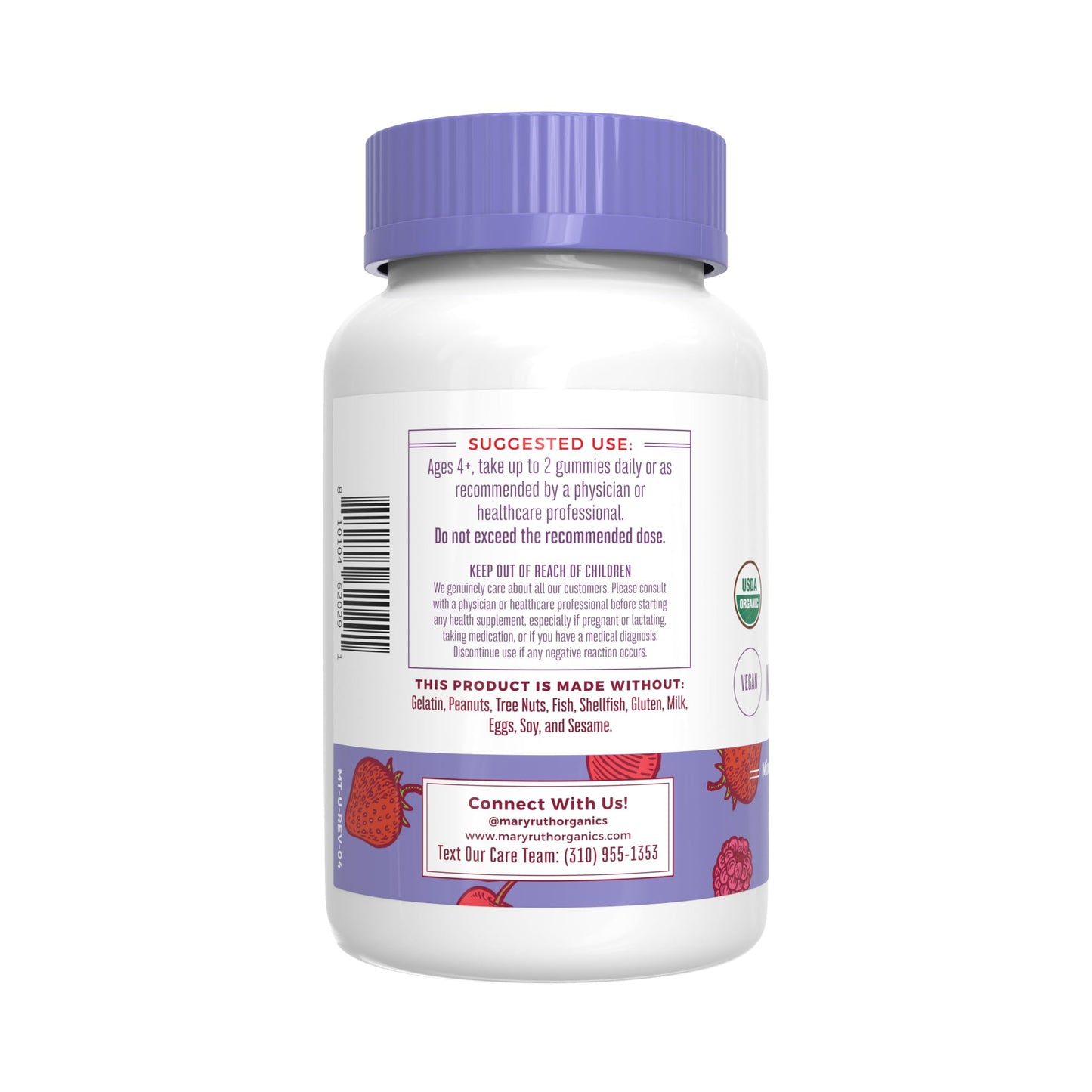 MaryRuth's Kids Multivitamin & Probiotic Gummies, 120 Count