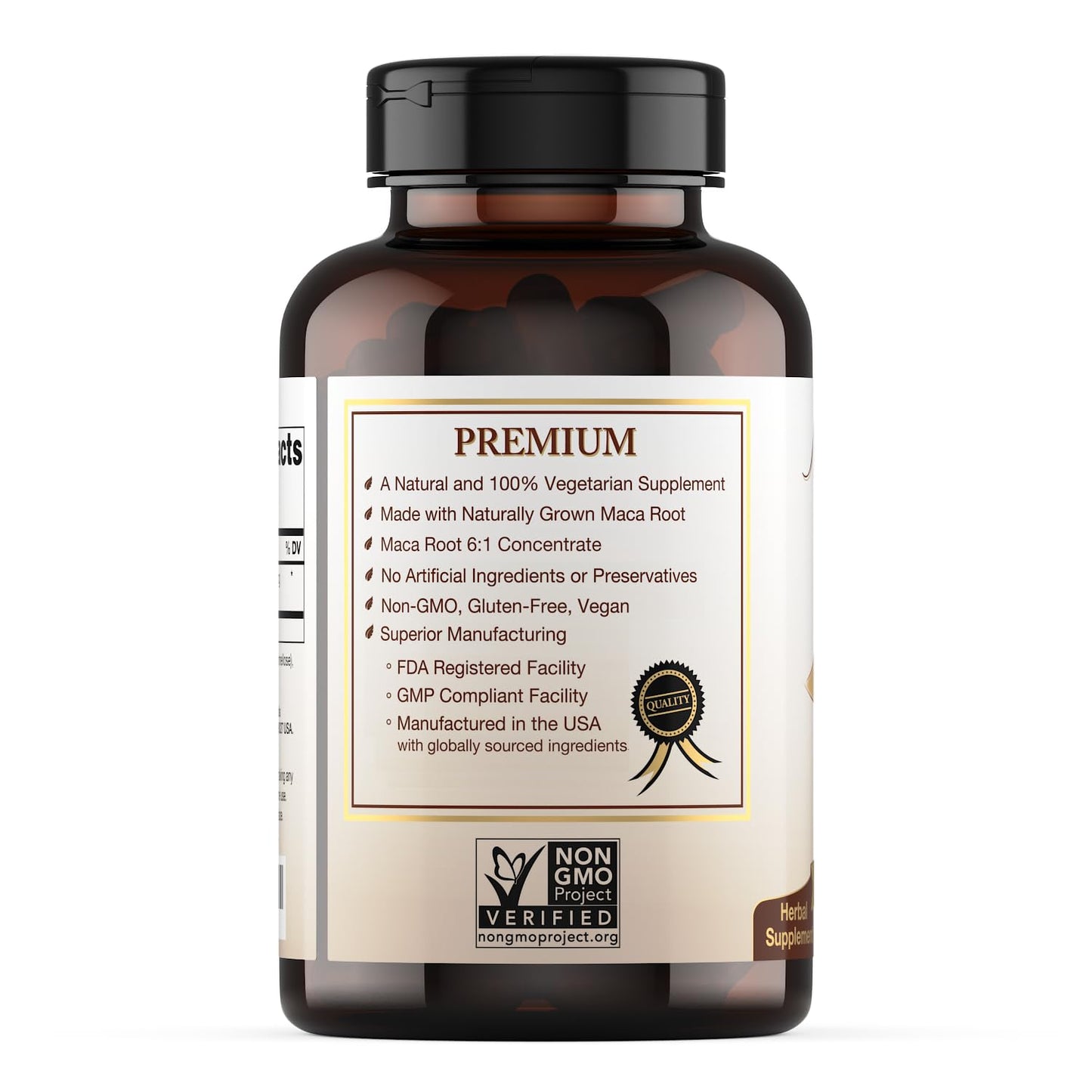 Natural Choice Botanicals Organic Maca Root Capsules 120 Capsules