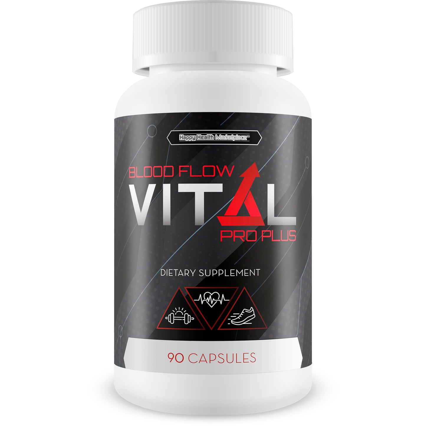 Happy Health Marketplace Blood Flow Vital Pro Plus Capsules 90 Count