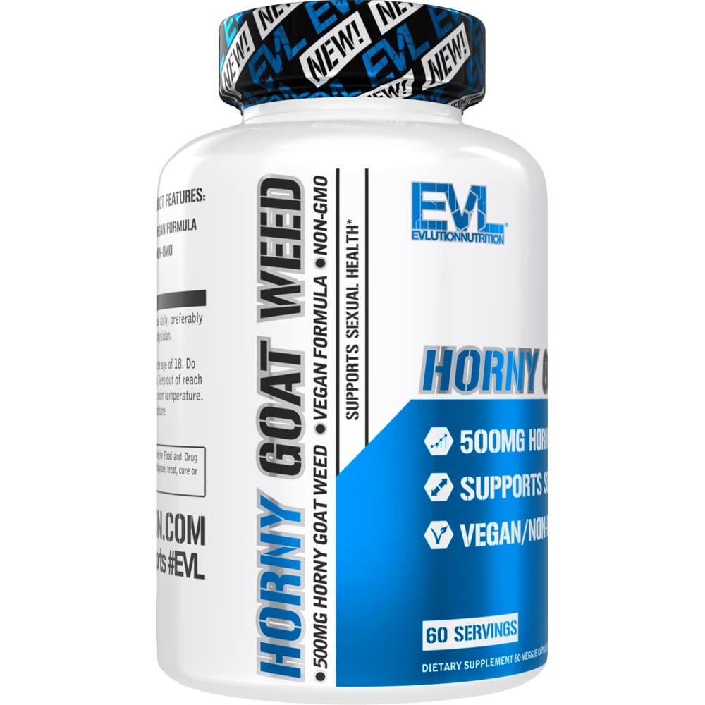 Evlution Horny Goat Weed for Men Capsule 60 Count